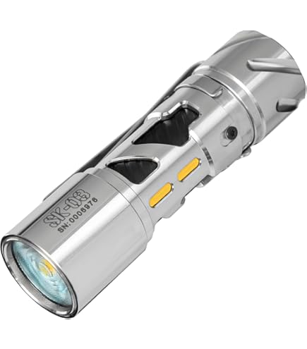 Amazon.co.jp: LOOP GEAR SK03 1000LM EDC懐中電灯 AA/USB-C 6つの